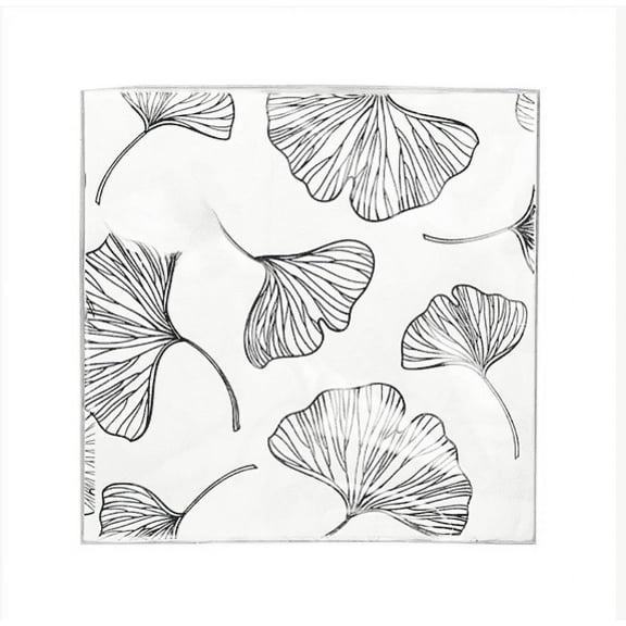 Gingko Black Lunch Napkin 3-Ply – Elegant, Disposable and Durable, Dispenser Napkin Refill, Everyday Napkins, Perfect for Restaurants, Diners, Bodegas & Home (20)