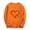Orange, variant on Efsteb Girls Tops Casual Comfy Soft Loose Fit Shirts Long Sleeve Crew Neck Heart Print for Daily wear（Yellow，8 Years）