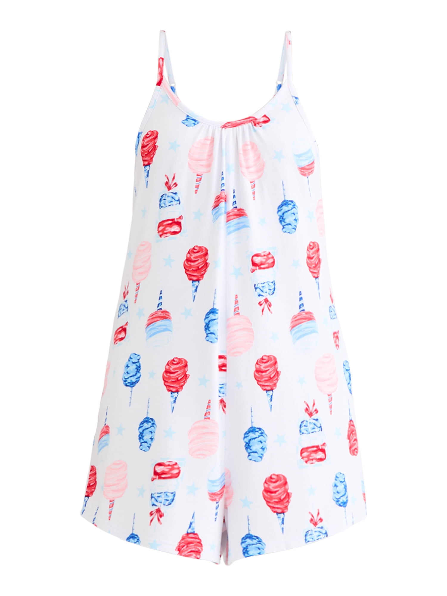 Summer Women's Sleep Romper from Way to Celebrate, Sizes XS-3X