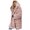 Pink, variant on Women Coats and Jackets Womens Faux-Fur' Gilet Long Sleeve Waistcoat Body Warmer Jacket Coat Outwear