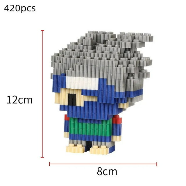 Blocs de Construction mini Anime Luffy Joe Ba Sorong Chopper Modèle 3D Bricolage Assemblage Modélisation Figurine Éducative Jouet