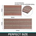 thumbnail image 7 of Boho Red Striped Ethnic Pattern Kitchen Rugs Sets Of 2,Anti Fatigue Kitchen Mat Rugs Non Slip Washable,Decorative Kitchen Floor Mats for Kitchen,Sink,Laundry,17"x30"+17"x47", 7 of 7