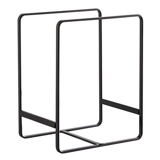 YAMAZAKI home 2269 6.3 x 4.5 in. Tower Dish Rack - Large, Black-