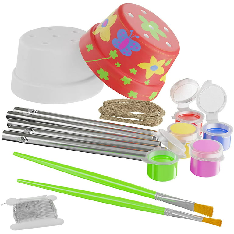  Gifts for 5-6-7-8-9-10 Year Old Girl Boy, Arts and Crafts for Kids  Ages 4-6-8-10-12 Wind Chimes Toys for 5-11 Year Old Girls Boys Art Supplies  for Kids 6-8-9-12 Wooden Painting Kit