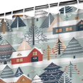 thumbnail image 3 of Shower Curtain for Bathroom Farmhouse Xmas Covered Snow Shower Curtains Waterproof Cool Shower Curtain Hooks Included,72x72Inch, 3 of 5