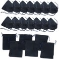 thumbnail image 1 of LoonWear Elegant Velvet Jewelry Bags Drawstring 20PCS Small Business Jewelry Pouches Navy, 1 of 5