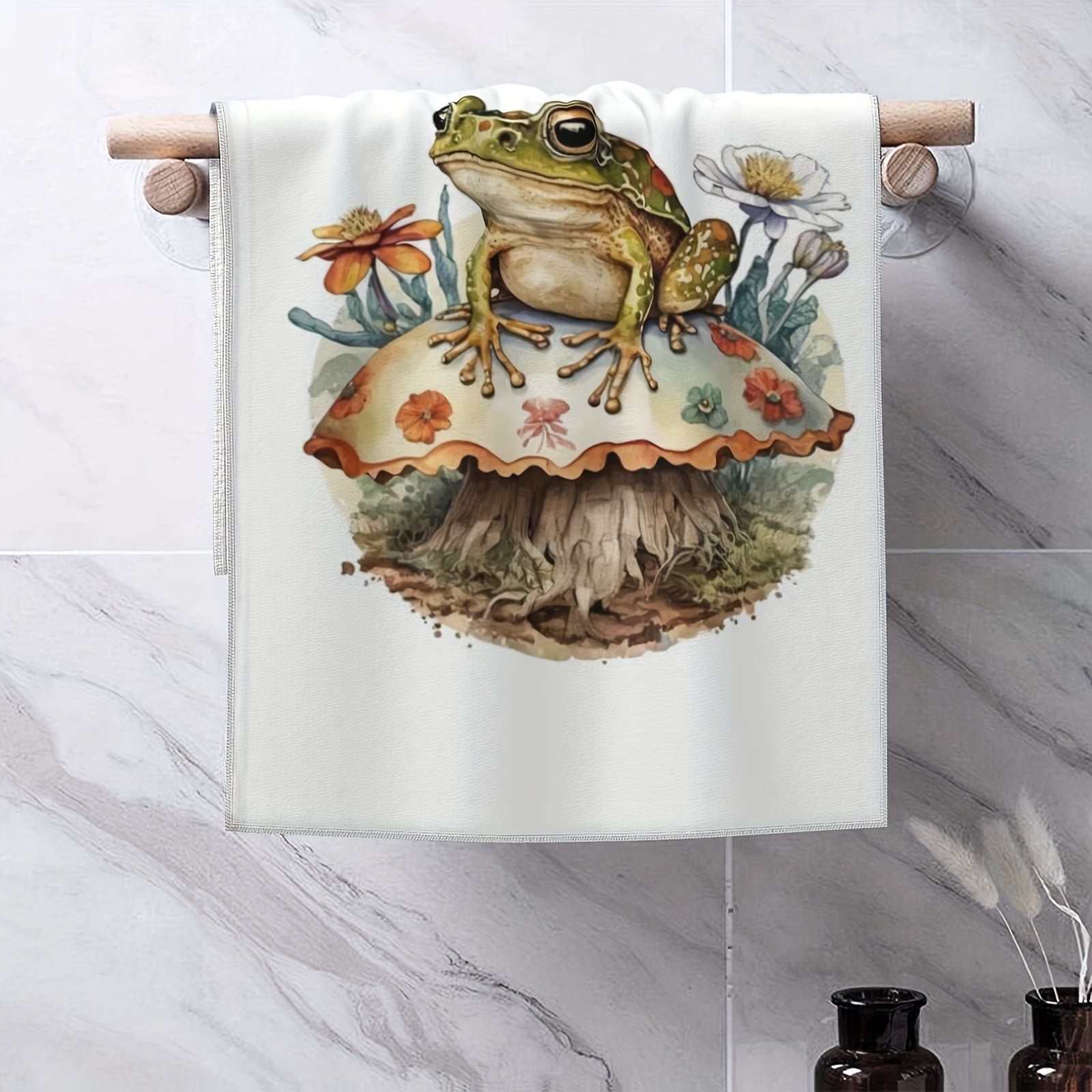 2pcs sunflower scouring pad, kitchen sunshine sunflower dish towel, kitchen decoration tea towel absorbent dishcloth hand towel housewarming gift, suitable for new home kitchen home decoration