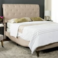 thumbnail image 6 of Safavieh Hathaway Modern Tufted Bed Frame with Nail Heads, 6 of 7