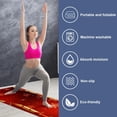 thumbnail image 2 of Christmas Yoga Mat Towel, Storage Bag, 72.8"x26.8" - Suitable for Yoga, Pilates, Fitness, Gym - Yoga Blankets and Gym Towel Included, 2 of 6