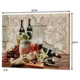 thumbnail image 3 of Touch of Class Reserve Wine Gathering Canvas Wall Art Red, Purple and Brown Tones 39”Wx2”Dx29”H, 3 of 5