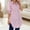 Pink, variant on Women's Mid Length Striped Sleepshirt Loose Fit Long Sleeve Crew Neck Nightshirt Pullover Sleepwear Top Lounge Wear for Spring Autumn, Black,XXXXXL