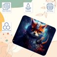 thumbnail image 3 of Starry Animals Gaming Mouse Pad, Mouse Mat, Mouse Pad - Square, 8.3x9.8 Inch, Printed, Non-Slip Rubber Bottom - Suitable for Office and Gaming, 3 of 6
