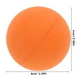 thumbnail image 2 of Luxshiny Balles Rebondissantes pour Enfants 4 Pcs Caoutchouc Orange Haute Élasticité Entraînement Usage Intérieur, 2 of 8