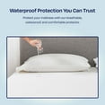 thumbnail image 4 of California Design Den Waterproof Mattress Protector - Soft, Noiseless, Cool Bamboo Rayon (Full Size), 4 of 7
