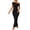 Black, variant on Women Asymmetric Ruffle Shoulder Dress Solid Water Pattern Long Gown Polyester Lightweight Breathable Resort Vacation Daily Outfit with Ruffles Red S