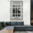 thumbnail image 2 of ARTCANVAS If Dreams Don’t Scare You Motivational Canvas Art Print - Size: 60" x 40" (1.50" Deep) (3-Piece), 2 of 9