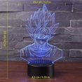 thumbnail image 2 of 3D Illusion LED Night Light Table Desk Lamp 7 Colors Gradual Changing Touch with USB Cable for Home Decoration or Childrens Gifts (E), 2 of 4
