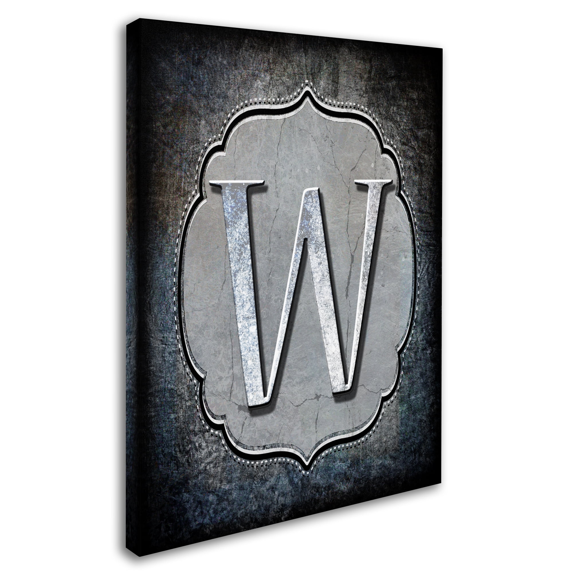 Trademark Fine Art 'Letter W' Canvas Art by LightBoxJournal