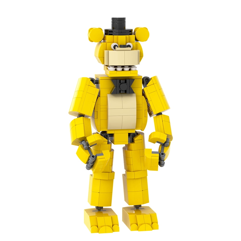 MOOXI Five Nights Golden Fredy Action Figures Building Blocks Toys,FNAF Classic Horror Game Building Set,Halloween Birthday Gifts for Boys and Girls(474pcs)