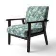 thumbnail image 3 of Designart « Symphonie de Feuilles du Littoral I » Fauteuil d'Appoint Tropical Vert Rembourré - Fauteuil Tropical pour Salon, 3 of 7