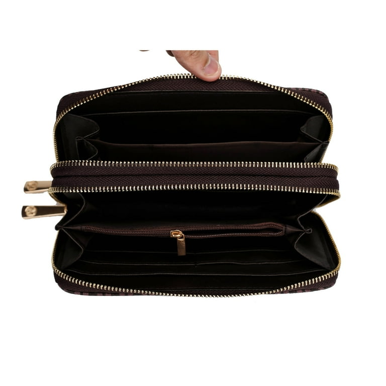 MKF Collection Naomy Women's Wristlet Wallet, Navy photo 3