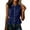 A1 Navy, variant on Cotton Linen Tank Tops for Women Peter Pan Collar Ruffle Strap Peplum Top Button Front Flared Hem Blouse Gauze Shirt Mexican Solid Vest Work Vests Pullover Tunic Top Crop Flowy Shirts Workout Tees
