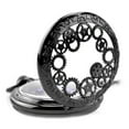 thumbnail image 3 of Reloj de bolsillo Zulema Mecánico Retro Steampunk Negro, 3 of 8