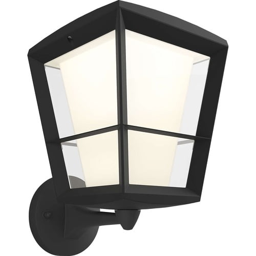 Philips Hue 1743930V7 White and Color Ambiance Econic Wall Up Lantern, Black