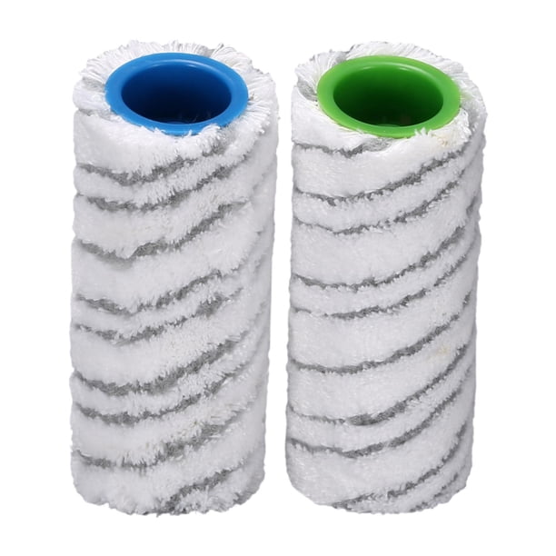 2 rodillos de repuesto para limpiador de pisos duros. Reemplaza las piezas de repuesto de los rodillos de microfibra suave para FC7, FC5, FC3 y FC3D. Gris