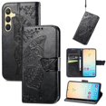 thumbnail image 1 of (For Samsung Galaxy S25 5G)Butterfly Love Flower Embossed Leather Phone Case, 1 of 4