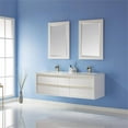 thumbnail image 2 of Altair 534060-Aw Morgan 60" Wall Mounted Double Basin Vanity Set - White, 2 of 9
