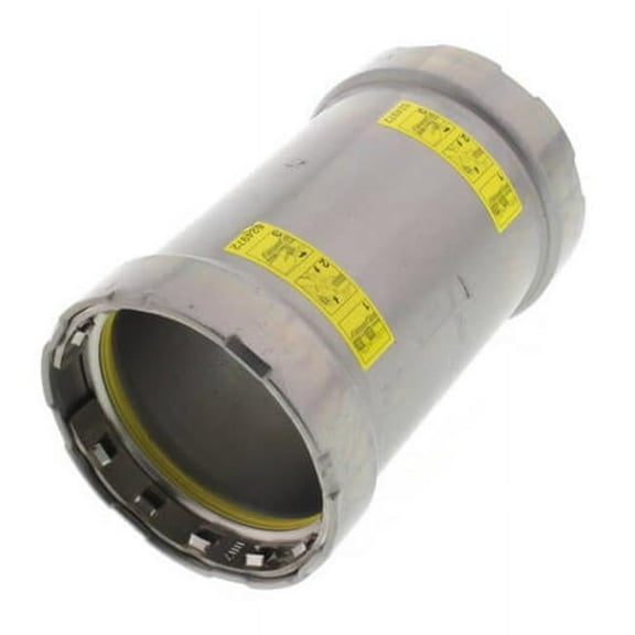 2 in. Steel Coupling with No Stop MegaPressG, Press x Press Fitting, Black