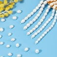 thumbnail image 2 of Freshwater Pearl Beads 110pcs 5 Styles 6-10mm Oval Crafting Pearl Beads White Rice Pearl Loose Beads with 0.5~0.7mm Hole for Earrings Bracelets Necklaces Jewelry DIY Crafts Making, 2 of 7