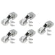 thumbnail image 1 of 5x Bisagras de gabinete Bisagras ocultas Bisagras de puertas de armario Bisagras de puerta de gabinete de fácil instalación con tornillos para puertas Primavera 11cmx4.4cm, 1 of 9