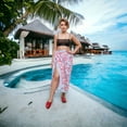 thumbnail image 3 of 100 % Cotton Unique Swimsuit Coverup for Women Stylish Beach Cover Ups Sarong Wraps Pareo For Women, 3 of 7