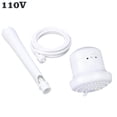 thumbnail image 1 of Calentador de agua instantáneo con cabezal de ducha eléctrico de 5400 W y 110 V, color blanco para baño., 1 of 6