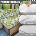 thumbnail image 6 of Uorisanigo RV Dinette Cushions Covers, Sunflower Printed Seat Cover Camper Cushion Cover Dinette Booth Seats Include 1 Backrest & 1 Bench Covers, Stretch Fabric Sofa Seat Slipcovers, 6 of 7