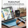 thumbnail image 3 of Edifier R19BT 2.0 PC Speaker System with Wooden Cabinet Bluetooth 5.3 Full Stereo Sound Strong Bass Volume Control 3.5mm Input/USB-A Sound Card for Computer/TV/Smartphone/Tablet - Black, 3 of 5