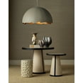 thumbnail image 2 of Currey And Company 1200-0873 Inoue 8" Wide Porcelain Vase - Black / Off White, 2 of 7