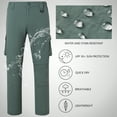 thumbnail image 4 of BASSDASH Men’s Quick Dry Convertible Water Resistant UPF 50+ Pants FP02M, 4 of 7