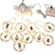 thumbnail image 4 of Cortina de luz, luces navideñas para decoración navideña, decoración del hogar, 4 of 4