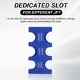 thumbnail image 3 of Uxcell 3Pcs Japanese Coin Holder JPY Coin Organiser Hard Case Storage Blue, 3 of 6