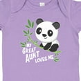 thumbnail image 4 of Inktastic My Great Aunt Loves Me Cute Panda Boys or Girls Baby Bodysuit, 4 of 5