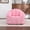 Pink, variant on 39" Corduroy Plush Bean Bag Chair, Plush Bean Bag Sofa with High Density Foam, Bean Bag Lounger with Armrests for Living Room, Beige