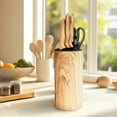 thumbnail image 5 of Hecef 6-Piece Kitchen Knife Set with Olive Wood Block, Sharp Stainless Steel Chef Knife Set, Non-stick Prof Knives., 5 of 15