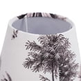 thumbnail image 2 of Abat-jour décoratif conique en velours, moderne et simple, pour lampe E27/E14, style forêt tropicale, 2 of 4
