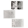 thumbnail image 4 of Sellos transparentes de 3 uds., estilo rico, seguro, saludable, reutilizable, TPR, amplia aplicación, sello transparente para fabricación de tarjetas, 4 of 12