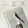thumbnail image 6 of Elephant Stock Classic Brown Pelican Wall Art - Vertical Canvas Wall Art - Living Room Wall Decor - Animal Canvas - Brown And Blue Decor By Stellar Design Studio - 34" x 51", 6 of 8