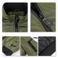 thumbnail image 3 of Mens Solid Color Thick Warm Casual Style Bomber Jacket, 3 of 3