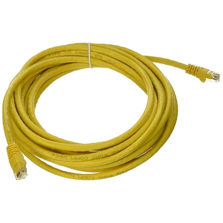 20-Feet 24AWG Cat6 550MHz UTP Ethernet Bare Copper Network Cable, Yellow (105016), High quality Category 6 (CAT6) patch cables are the solution to.., By